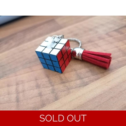 Rubik’s Cube 3D Printed Keyring